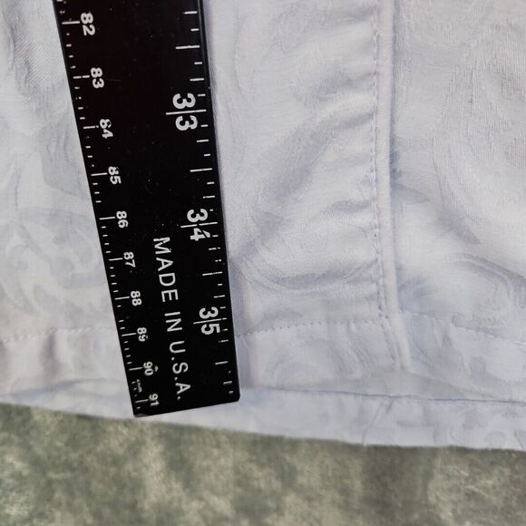 Miss Elaine Womens Sz Med Lilac Robe short lightweight sleep shirt cotton blend - Picture 3 of 11